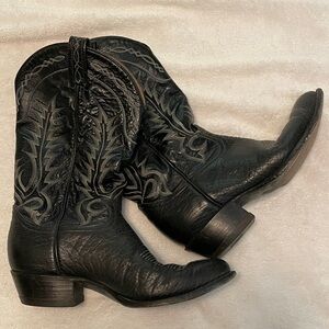 Tony Lama Black Cowboy Boots